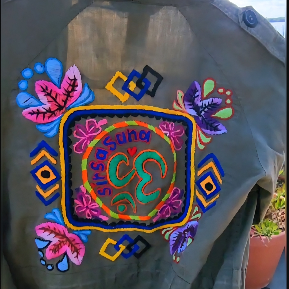 Colorful Embroidered Jacket - Picture 4 of 5